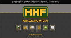 Desktop Screenshot of hhfmaquinaria.com