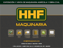 Tablet Screenshot of hhfmaquinaria.com